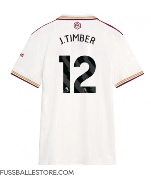 Günstige Arsenal Jurrien Timber #12 3rd trikot Damen 2025-26 Kurzarm Günstige Arsenal Jurrien Timber #12 3rd trikot Damen 2025-26 Kurzarm